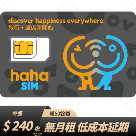 香港 香港流量卡  haha sim hahasim 香港門號 香港電話卡 SIM卡 香港卡 全球通 長期使用